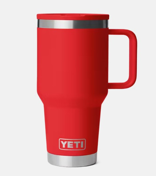 Yeti Rambler 30 oz Travel Straw Mug Rescue Red