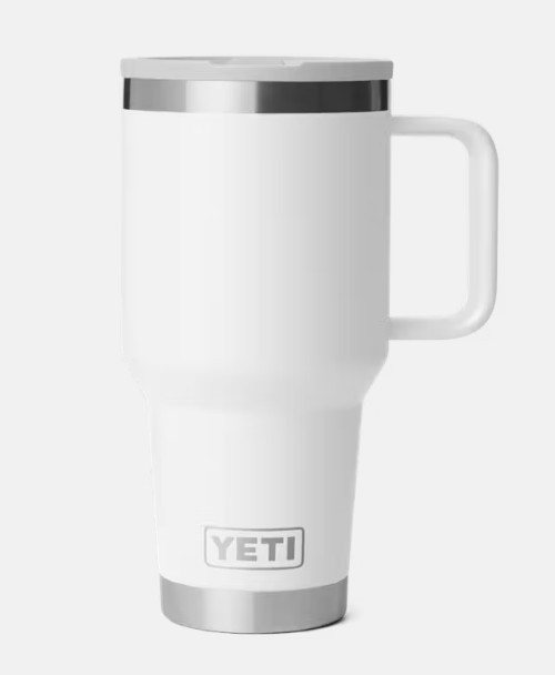 Yeti Rambler 30 oz Travel Straw Mug White