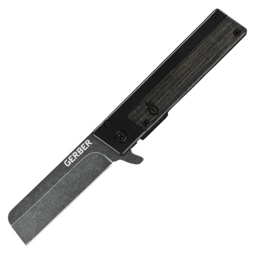 Gerber Quadrant E BLS Black Bamboo Blister Pack
