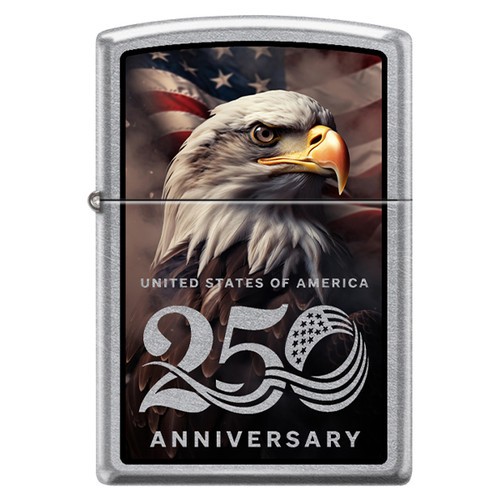 Zippo 250th Anniv. America Bald Eagle & Flag
