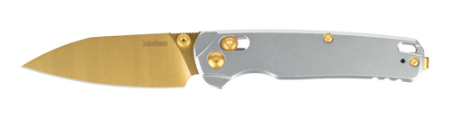 Kershaw Bel Air Folding Knife Gold MagnaCut/Raw Aluminum with Gold Accents
