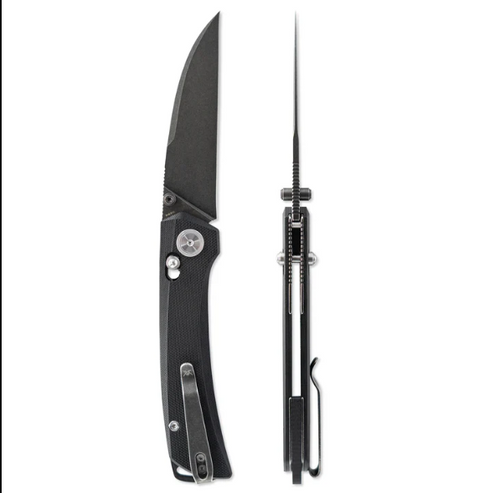 Skallywag Porpoise Wharncliffe 3.5in Plain Black Wharncliffe