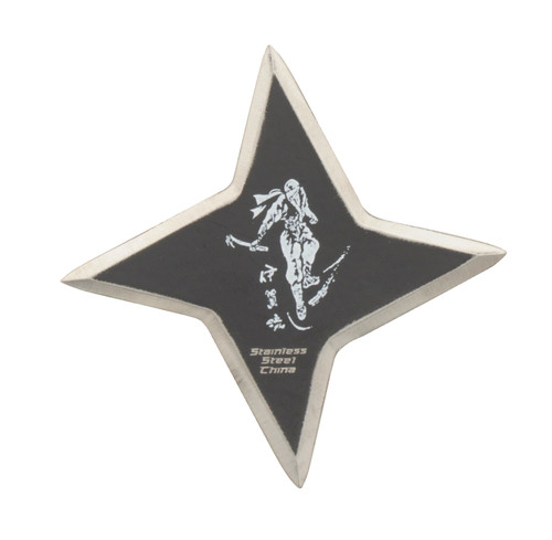 3in 4 Point Throwing Star 3 Piece Set W/Sheath MC90353