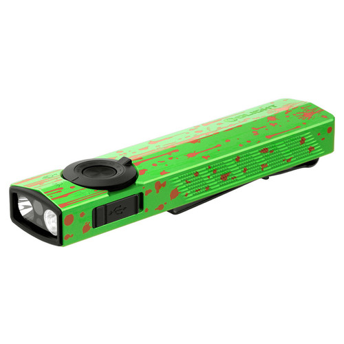 OLIGHT ArkPro Series 3R Flat Unibody EDC Flashlight W/ Multi-Light Zombie Green ARKPROCL3RZG
