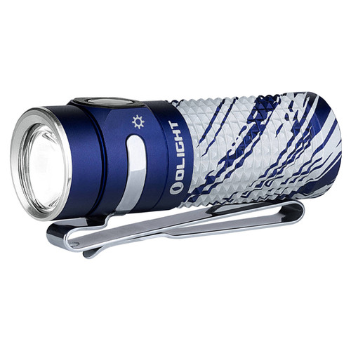 OLIGHT Baton 4 Powerful EDC Flashlight 1300 Lumens Arctic Flame BATON4AF