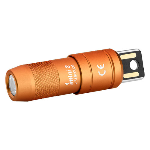 OLIGHT imini 2 Rechargeable Mini Flashlight Orange IMINI2OG