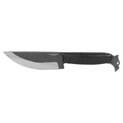 Condor Collection Hunter Knife Fixed Blade 440C/Leather Wrapped Hardwood CTK60060