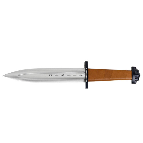 Condor Viking Ironside Dagger Hickory Leather Wrapped Handle 420HC Blade CTK60979