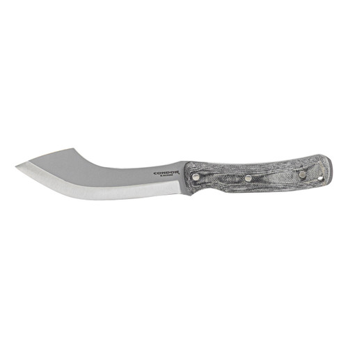 Condor K-Night Panabasito Fixed Blade Knife Blasted Satin 1075/ Gray Micarta CTK61757