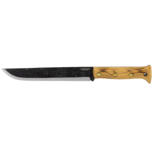 Condor Leuku Fixed Blade Knife Carbon Steel/Burnt American Hickory CTK63885