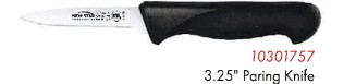 Cangshan Essentials 3.25in Paring Kitchen Knife Black Handle
