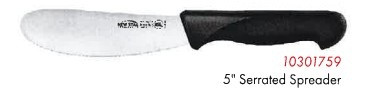 Cangshan Essentials 5in Serrated Spreader Kitchen Knife Black Handle