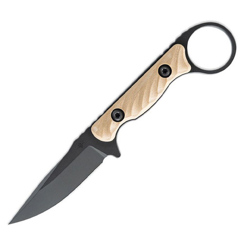 Toor Knives Jank Shank S Fixed Knife Flat Dark Earth W/Sheath JANKSHANKSFDE