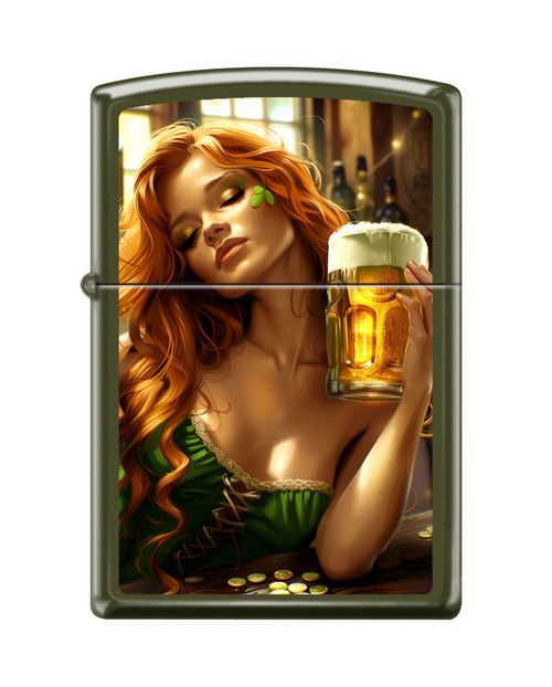 Zippo SMKW Exclusive "Irish Maiden" St. Patrick's Day Lighter