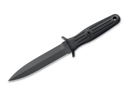 Boker Solingen Applegate-Fairbairn 5.91in Plain Black Dagger