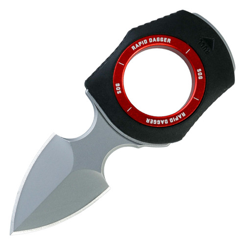 SOG Rapid Dagger Fixed Blade Neck Knife Red/Black SOG-18-30-06-43