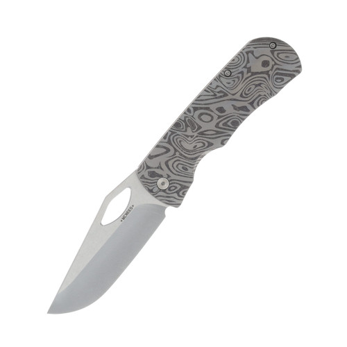 McNees 3.75 DX Dixon Folding Knife Ripple Bronze Atomic Handle MagnaCut Blade MCDIXRIPBZA