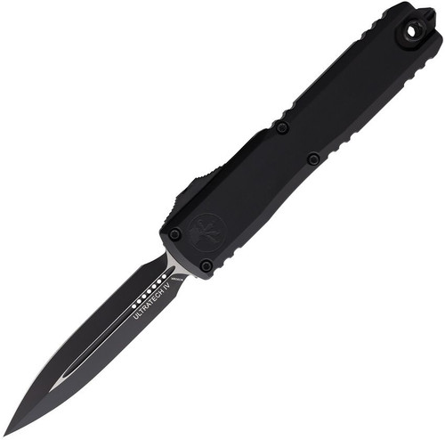 Microtech Ultratech GEN IV OTF Auto D/E Black Standard Blade Black Tactical Handle AUMT112241T