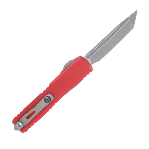 Microtech Ultratech GEN IV OTF Auto T/E Apocalyptic Standard Red Aluminum Handle AUMT1123410APRD