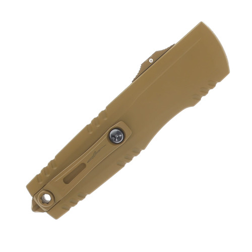 Microtech Luminary OTF Auto D/E Standard Cerakote RAL-8000 Signature Series AUMT12701CRAS