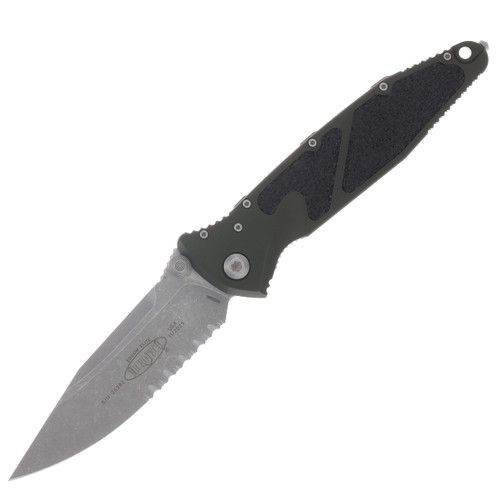 Microtech Socom Elite Manual Folder S/E Apocalyptic PS Blade Woodland Handle MT16011APWL
