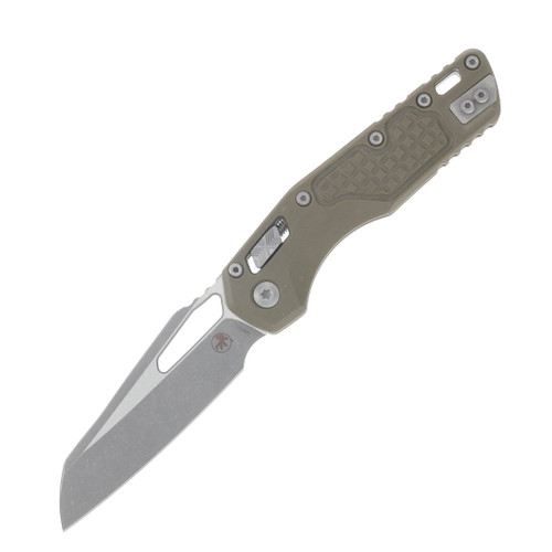 Microtech MSI S/E Folding Knife OD Green G10 Frag - Apocalyptic Blade MT21010APFRGTOD