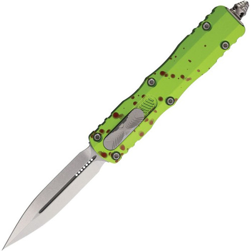 Microtech Dirac OTF Automatic Knife Plain Edge Stonewash D/E Zombie-Tech