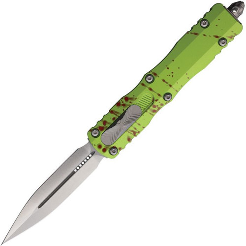 Microtech Dirac Delta OTF Automatic Knife Plain Edge Stonewash D/E Zombie-Tech