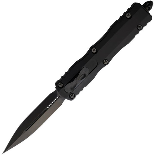 Microtech Dirac Delta OTF Automatic Knife Plain Edge Blackout D/E AUMT2271DLCTSH