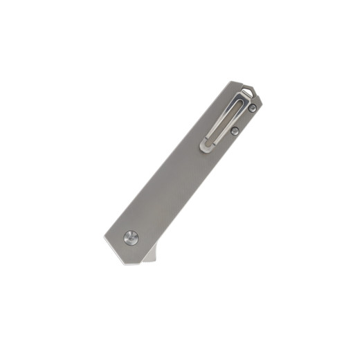 Böker Plus Kwaiken Folding Knife Titanium Handle 3.03in Plain Satin Straight Back Blade BK01BO619