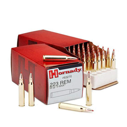 Hornady Varmint Express 223 Remington 55 Grain V-Max 50 Rounds 83270