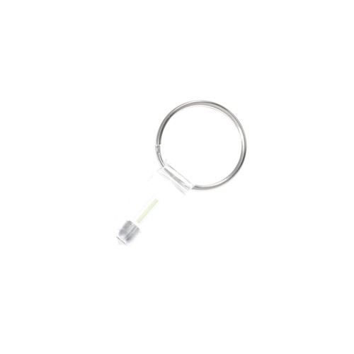 Glow Rhino Spark Glow Fob - Clear Plastic with M Green Tritium SPARK-001-XG