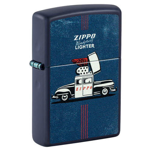 Zippo Car Design Navy Matte ZP46942