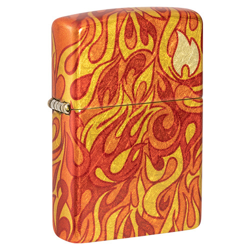 Zippo Fusion Fire 540 Design Tumbled Brass ZP48981