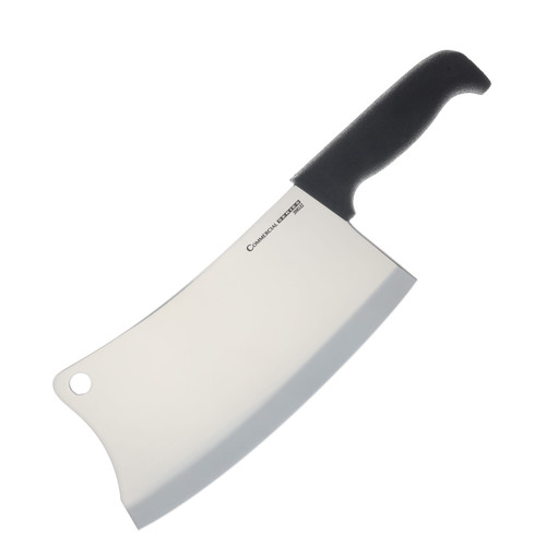 Cold Steel Commercial Series Cleaver Knife 9in Plain Satin Cleaver CS-20VCLEZ