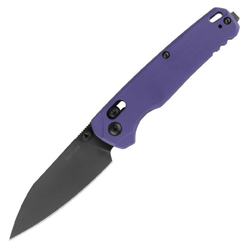 Kershaw Bel Air Duralock Purple Aluminum Handle Blackwash magnacut Blade