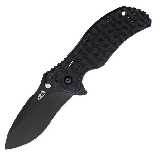 Zero Tolerance 0350 Linerlock Black G-10 Handle With Tritium Insert Black DLC Coated CPM-S30V