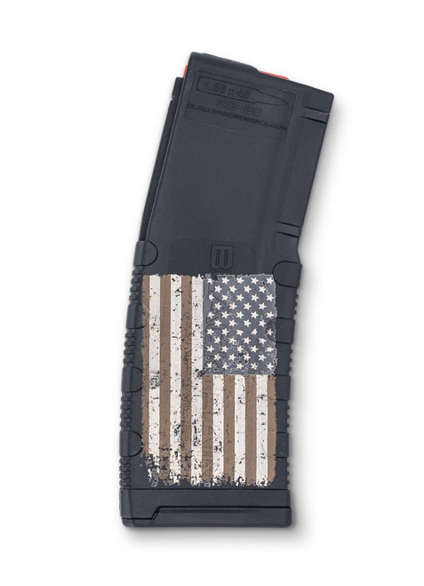 Black Rain Ordinance 30 Round Magazine AR15/M4/M16 American Flag BRO-MAG30-AMFLAG