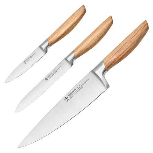 Henckels Pakka 3 pc Starter Chef Knife Set 1034828