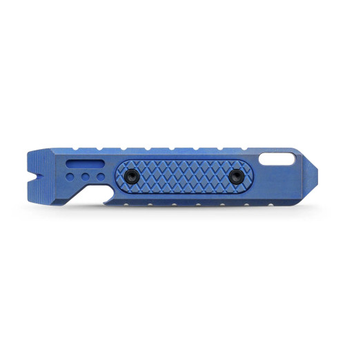 Vosteed Shark Bomb Prybar 2.0 Multitool  Titanium Distressed Blue Handle X0171