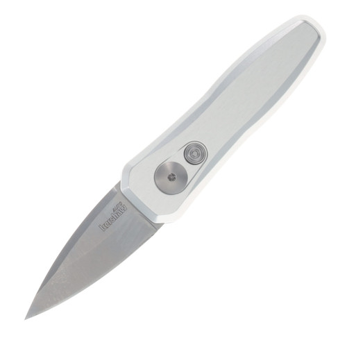 Kershaw Launch 4 Button Lock OTS Auto Raw Aluminum Handle CPM-154 Spear Point Blade AUKS7500RAW