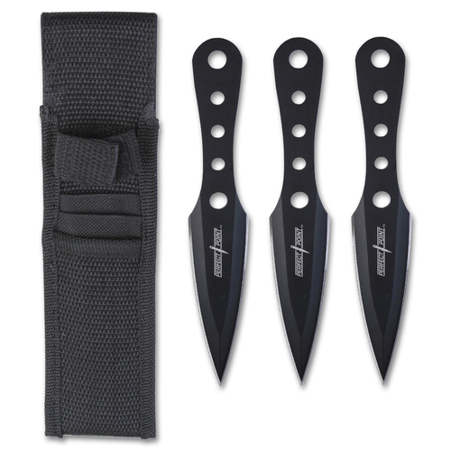 Perfect Point Spear Point Throwers Black Set of 3