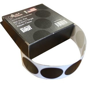 Pro Shot Splatter Shot 1in 500 Roll Repair Patches Black Pasters PR-500