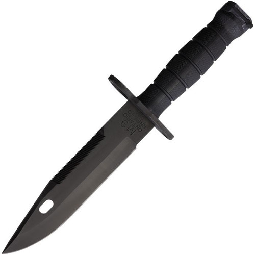 Ontario Knife Co M9 Combat Knife 7in Plain Black Clip Point ON6143GOV