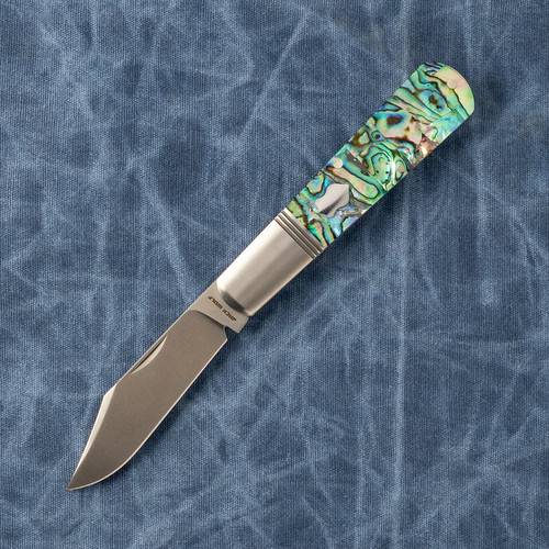 Jack Wolf Gateway Barlow Slipjoint Folding Knife Satin/Abalone V2 GW-BAR-02-ABALONE