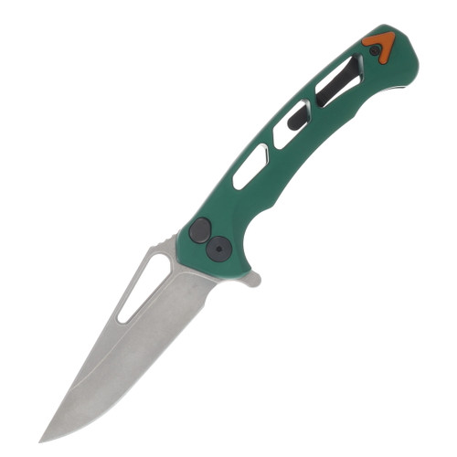 Dead Reckon Integral Vertebrae Green - Orange Anchor 3.42in Plain Stonewash New Sexy Modified Clip 1