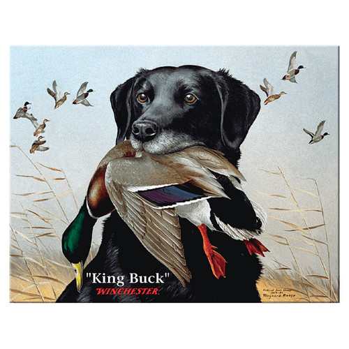 Winchester King Buck Tin Sign