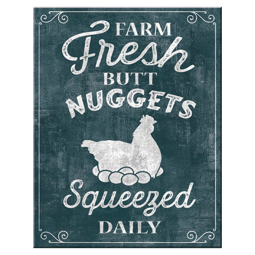 Farm Nuggets Tin Sign