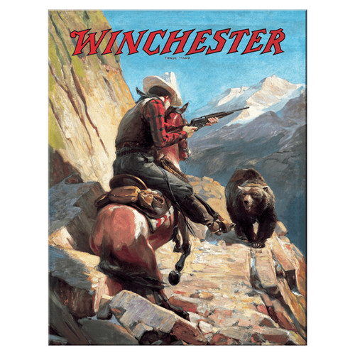 SH Winchester Bear Tin Sign