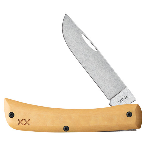 Case XX Crossroads Series Sod Buster Jr Folding Knife S35VN/Maple Valley Richlite CA66387